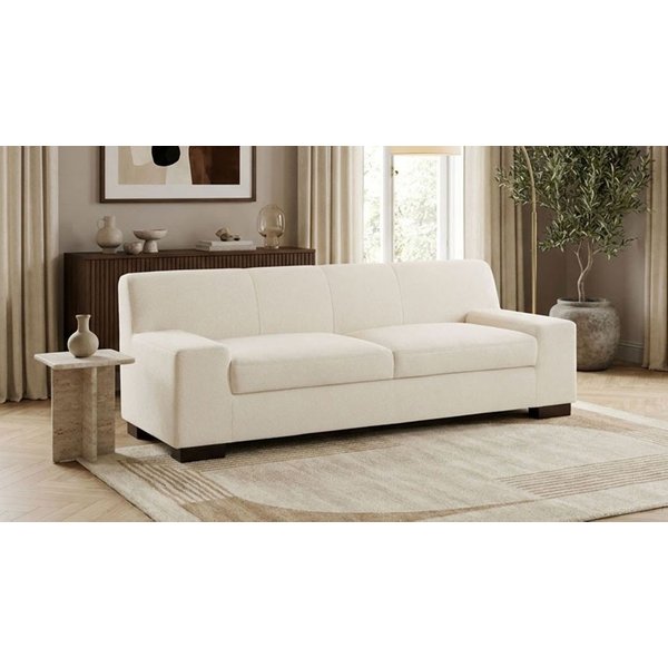OTTO home 3-Sitzer Faxxe 212 x 85 cm, zeitlos und elegant, mittelfeste Polsterung, aus pflegeleichtem, weichem Bezugsstoff