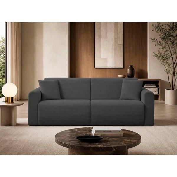 OTTO home 3-Sitzer JONAA Schlafsofa 225 cm, Liegefläche 105/187 cm, softer Cord-Bezug