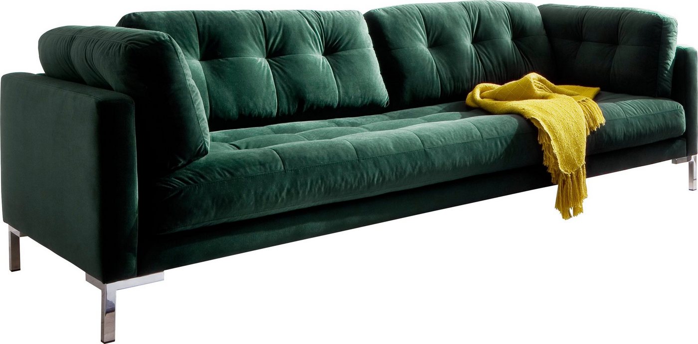 OTTO home 3-Sitzer Landau, in Cord-Stoff mit Metallfuß – Bild 2 von 5