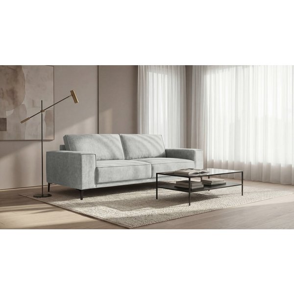 OTTO home 3-Sitzer OLAND Bouclé, Sofa, B: 224 cm, Skandi-Design