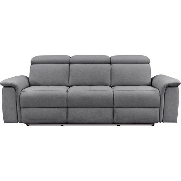 OTTO home 3-Sitzer Pareli 229cm, manuelle u. elektr. Relaxfunktion in 2 Sitzen, USB, KT-Verstellung, LED Beleuchtung, in Echtleder, Kunstleder, Web