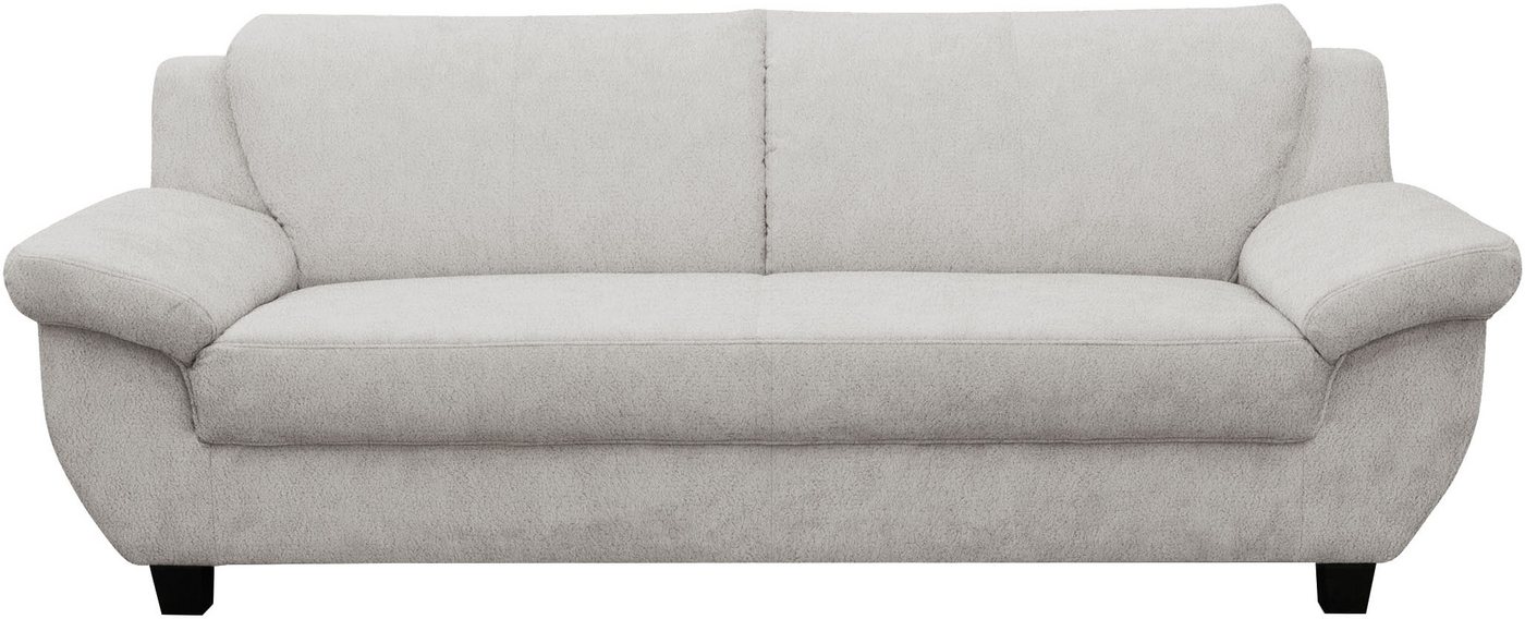 OTTO home 3-Sitzer Sillkeborg 207 cm, formschönes Sofa mit dunklen Füßen, aus pflegeleichtem, weichem Luxus-Microfaser – Bild 2 von 5