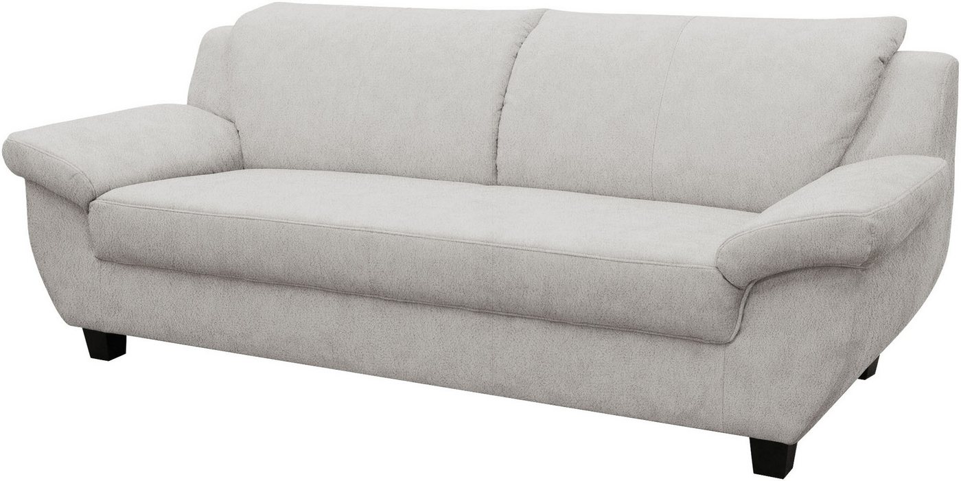OTTO home 3-Sitzer Sillkeborg 207 cm, formschönes Sofa mit dunklen Füßen, aus pflegeleichtem, weichem Luxus-Microfaser – Bild 4 von 5