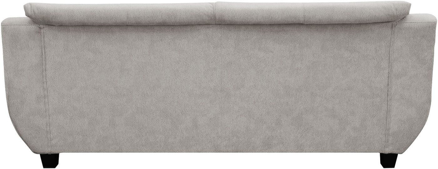 OTTO home 3-Sitzer Sillkeborg 207 cm, formschönes Sofa mit dunklen Füßen, aus pflegeleichtem, weichem Luxus-Microfaser – Bild 5 von 5