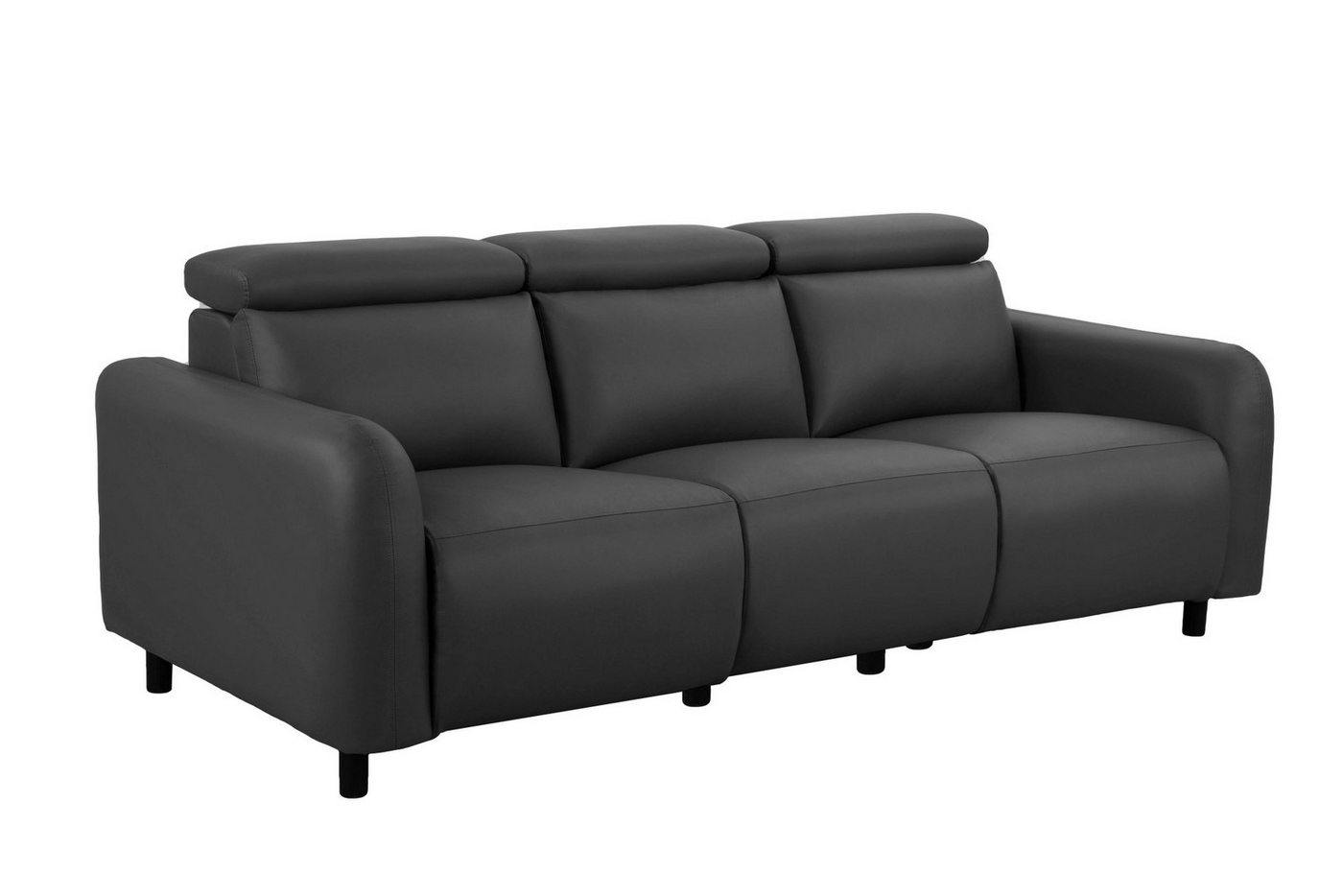 OTTO home 3-Sitzer SKAANE Lederoptik, 229 cm, manuelle-u. elektrische Relaxfunktion, Relax-Funktion in 2 Sitzen, Kopfteilverstellung, Federkernpolsterung – Bild 4 von 5