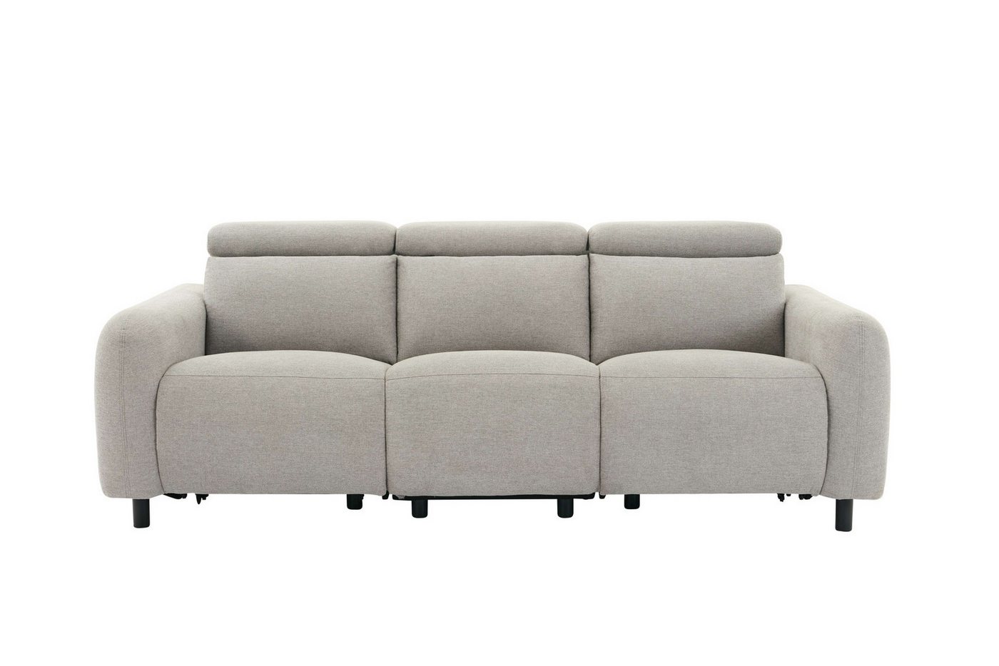 OTTO home 3-Sitzer SKAANE Struktur-Sofa, 229 cm, manuelle-u. elektrische Relaxfunktion, Relax-Funktion in 2 Sitzen, Kopfteilverstellung, Federkernpolsterung – Bild 4 von 5