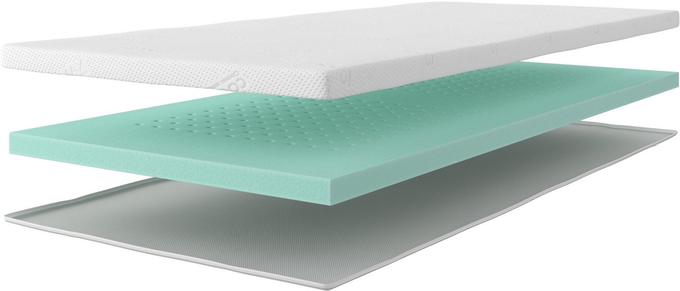 OTTO home, Topper Aquam, Topper 90x200 cm,180x200 cm in 4 Härtegraden, 6 cm hoch, Kaltschaum, Matratze, langlebige Qualität (RG 37), Hausstauballergiker geeigne – Bild 5 von 5