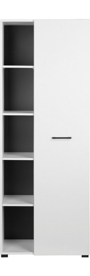 OTTO home Aktenschrank Moid, moderner Mehrzweckschrank, Maße: 64,5x41,5x175 cm, 5 Fächer mit viel Stauraum – Bild 4 von 5