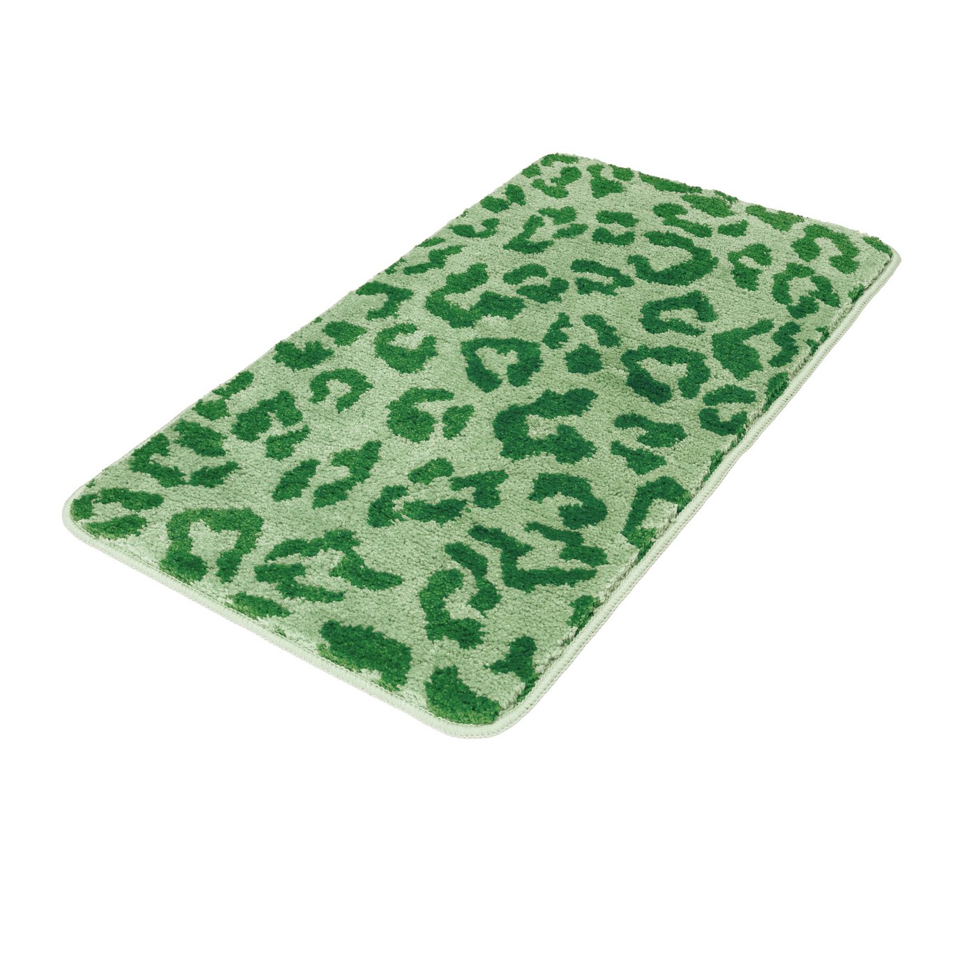 OTTO home Badematte Anna Leo, Badvorleger, Badezimmer Teppich, Duschvorleger, Höhe 15 mm, rutschhemmend beschichtet, schnell trocknend, fußbodenheizungsgeeignet – Bild 2 von 5