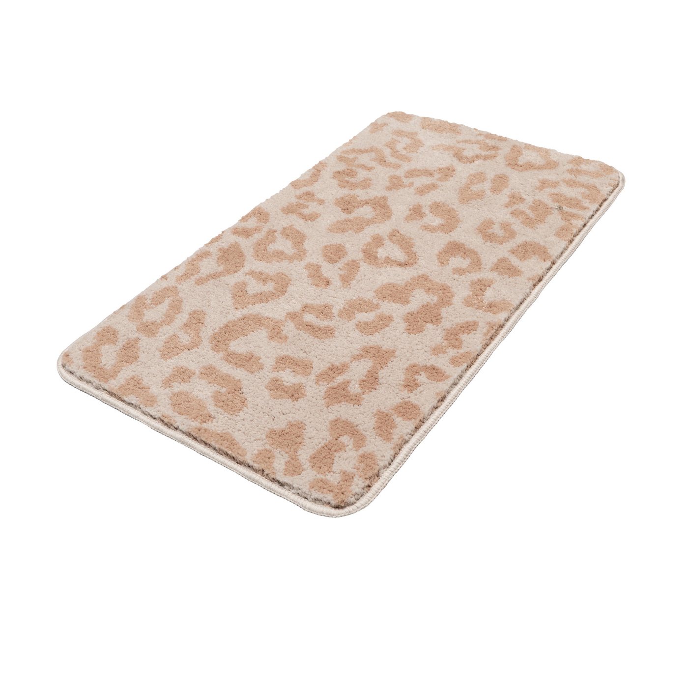 OTTO home Badematte Anna Leo, Badvorleger, Badezimmer Teppich, Duschvorleger, Höhe 15 mm, rutschhemmend beschichtet, schnell trocknend, fußbodenheizungsgeeignet – Bild 2 von 5