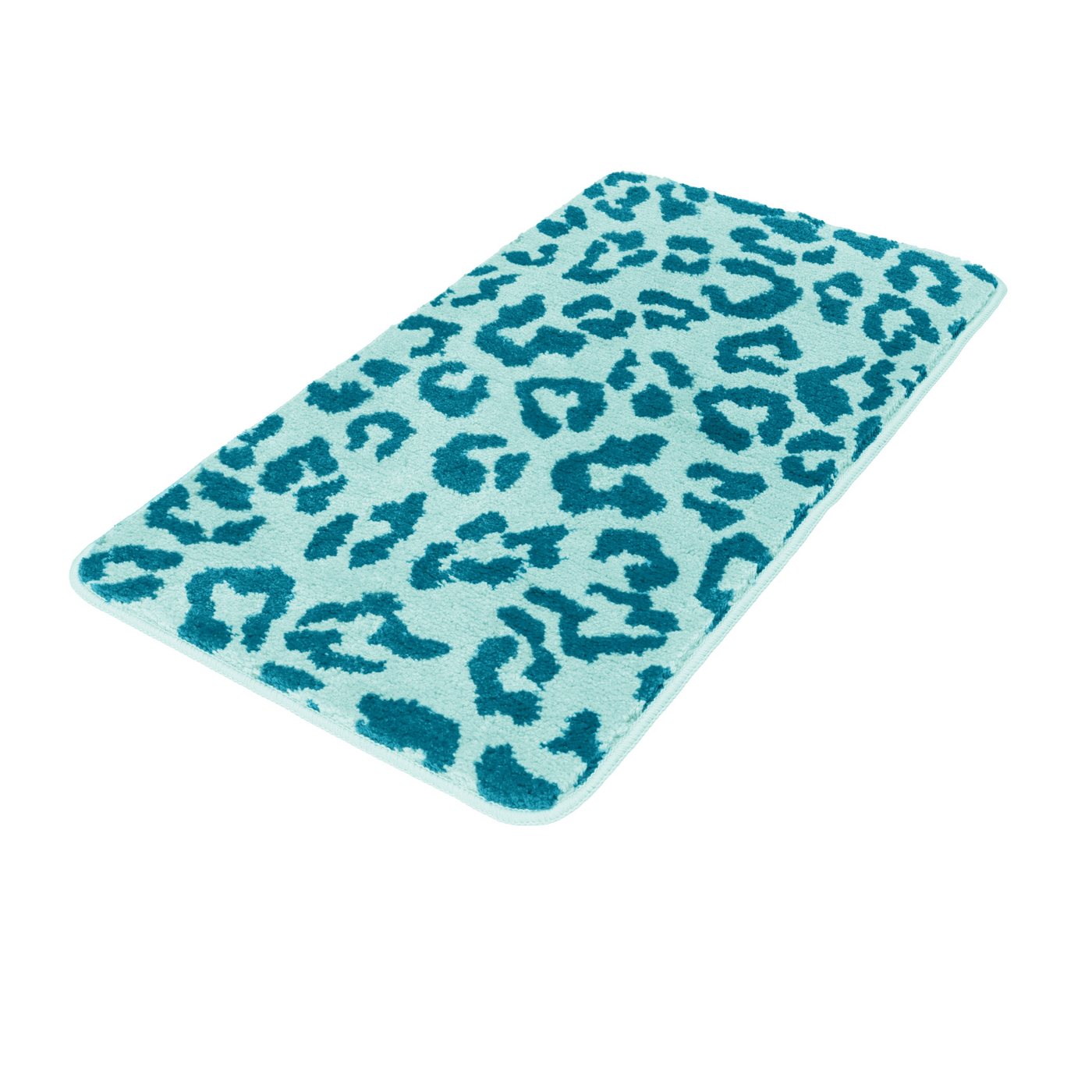 OTTO home Badematte Anna Leo, Badvorleger, Badezimmer Teppich, Duschvorleger, Höhe 15 mm, rutschhemmend beschichtet, schnell trocknend, fußbodenheizungsgeeignet – Bild 2 von 5