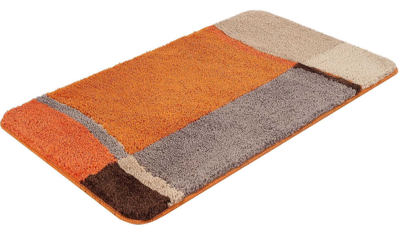 OTTO home Badematte Belio, Badvorleger, Badezimmer Teppich, Höhe 20 mm, rutschhemmend beschichtet, schnell trocknend, strapazierfähig, fußbodenheizungsgeeignet, – Bild 2 von 5