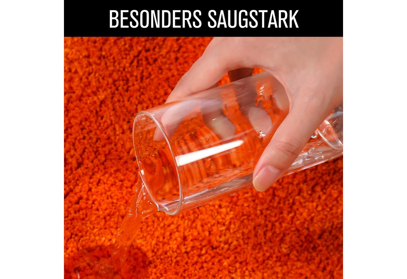 OTTO home Badematte Belio, Badvorleger, Badezimmer Teppich, Höhe 20 mm, rutschhemmend beschichtet, schnell trocknend, strapazierfähig, fußbodenheizungsgeeignet, – Bild 5 von 5