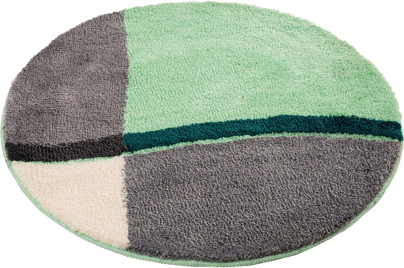 OTTO home Badematte Belio, Badvorleger, Badezimmer Teppich, Höhe 20 mm, rutschhemmend beschichtet, schnell trocknend, strapazierfähig, fußbodenheizungsgeeignet, – Bild 2 von 5