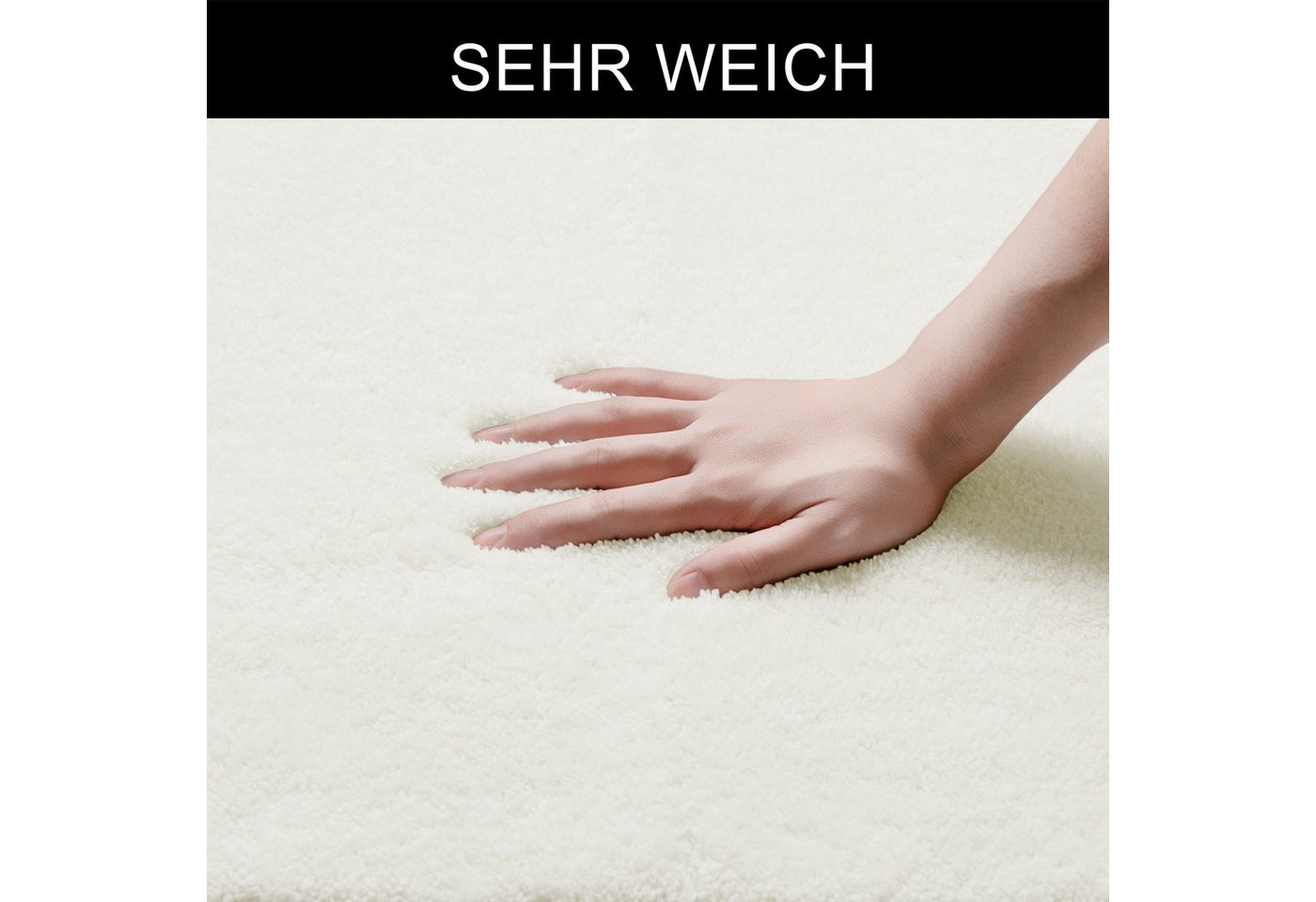 OTTO home Badematte Cali, Badvorleger, Badezimmer Teppich, Duschvorleger, Höhe 10 mm, rutschhemmend beschichtet, schnell trocknend, fußbodenheizungsgeeignet, Po – Bild 4 von 5