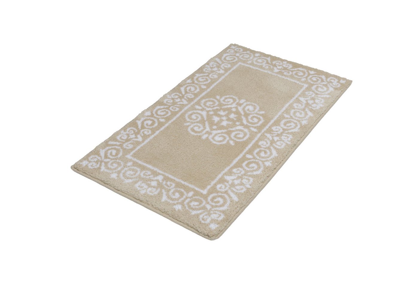 OTTO home Badematte Dafna, Orient-Optik, Vintage Design, Höhe 12 mm, rutschhemmend beschichtet, schnell trocknend, fußbodenheizungsgeeignet, Polyester, rechteck – Bild 2 von 5