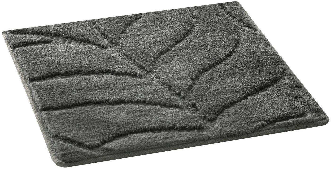 OTTO home Badematte Epense, Badvorleger, Badezimmer Teppich, Duschmatte mit Blattstruktur, Höhe 10 mm, rutschhemmend beschichtet, schnell trocknend, fußbodenhei – Bild 3 von 5