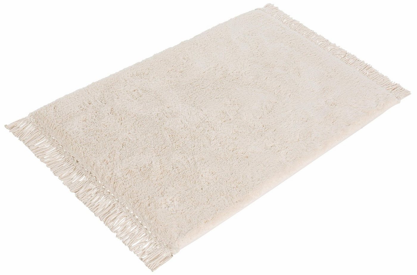 OTTO home Badematte Finca, Badvorleger, Badezimmer Teppich, Höhe 16 mm, rutschhemmend beschichtet, strapazierfähig, fußbodenheizungsgeeignet, Baumwolle (Bio-Bau – Bild 2 von 5