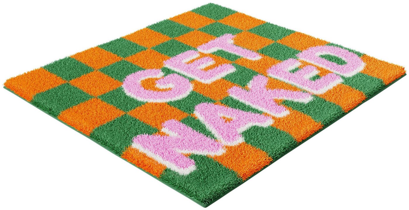 OTTO home Badematte Get Naked, modern, Badvorleger, Badezimmer Teppich, Höhe 20 mm, rutschhemmend beschichtet, schnell trocknend, Polyacryl, rechteckig, Badtepp – Bild 2 von 5