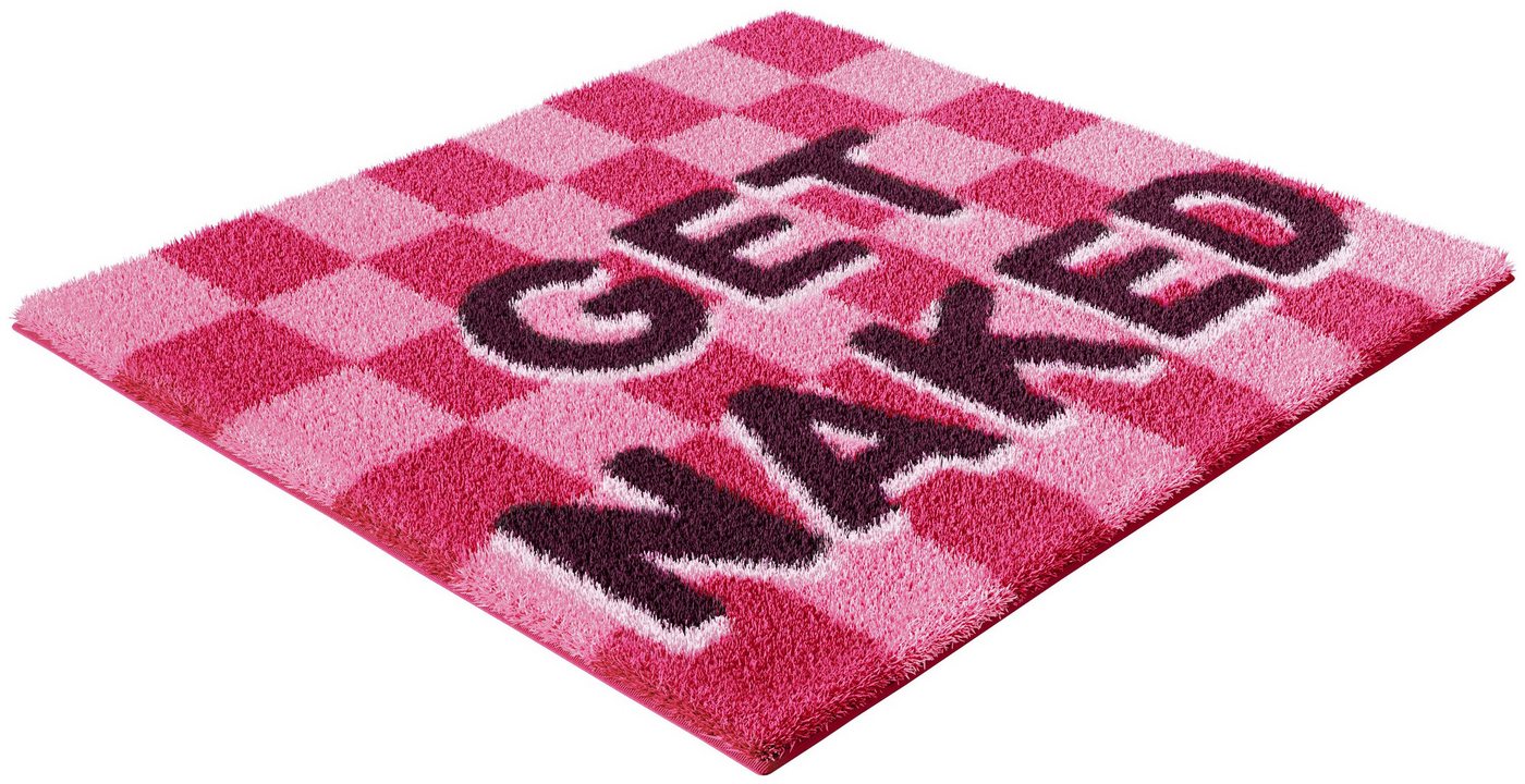 OTTO home Badematte Get Naked, modern, Badvorleger, Badezimmer Teppich, Höhe 20 mm, rutschhemmend beschichtet, schnell trocknend, Polyacryl, rechteckig, Badtepp – Bild 2 von 5