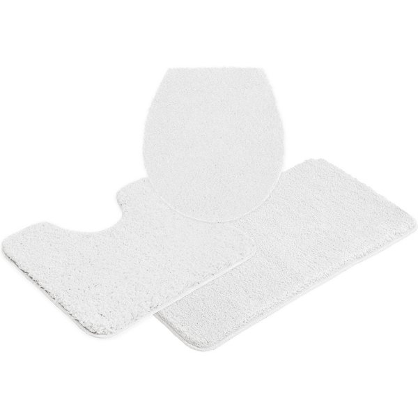 OTTO home Badematte Inga, Badezimmer Teppich, Badvorleger, Höhe 20 mm, rutschhemmend beschichtet, schnell trocknend, strapazierfähig, fußbodenheizungsgeeignet, 