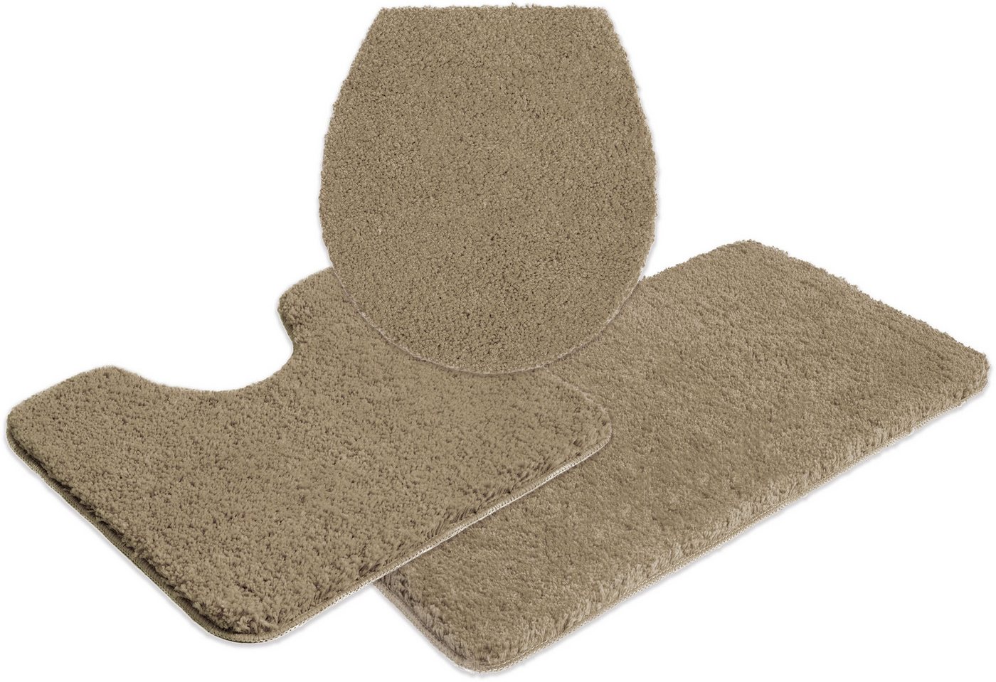 OTTO home Badematte Inga, Badezimmer Teppich, Badvorleger, Höhe 20 mm, rutschhemmend beschichtet, schnell trocknend, strapazierfähig, fußbodenheizungsgeeignet,  – Bild 2 von 5