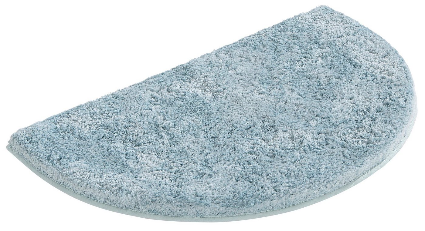 OTTO home Badematte Jos, Badvorleger, Badezimmer Teppich, Höhe 22 mm, rutschhemmend beschichtet, schnell trocknend, fußbodenheizungsgeeignet, Polyester, halbrun – Bild 2 von 5