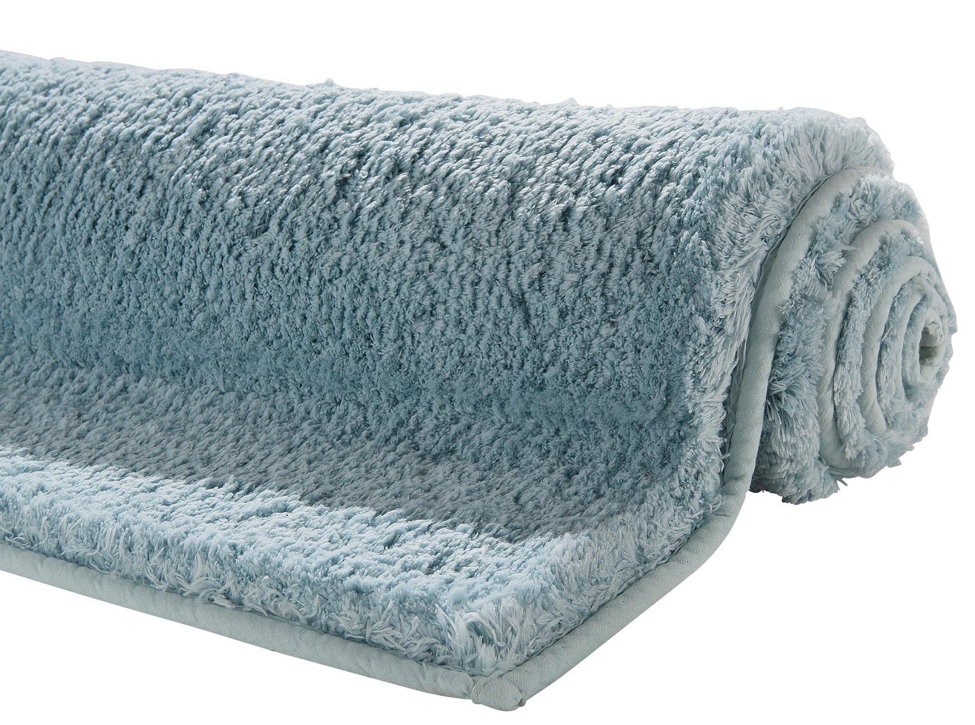 OTTO home Badematte Jos, Badvorleger, Badezimmer Teppich, Höhe 22 mm, rutschhemmend beschichtet, schnell trocknend, fußbodenheizungsgeeignet, Polyester, halbrun – Bild 4 von 5