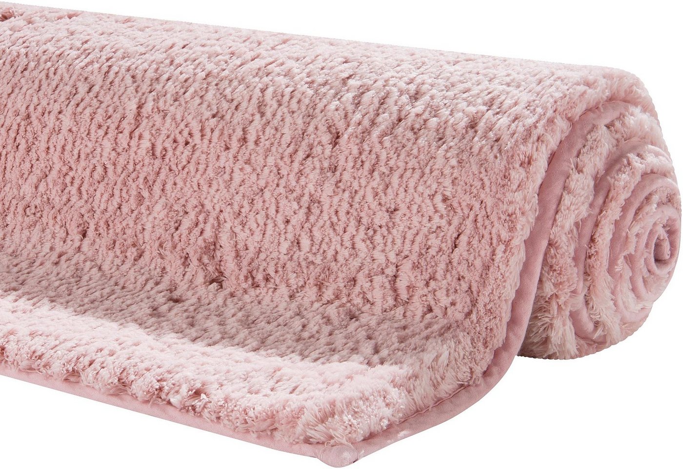 OTTO home Badematte Jos, Badvorleger, Badezimmer Teppich, Höhe 22 mm, rutschhemmend beschichtet, schnell trocknend, fußbodenheizungsgeeignet, Polyester, rechtec – Bild 3 von 5