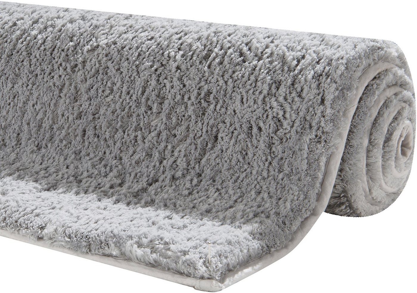 OTTO home Badematte Jos, Badvorleger, Badezimmer Teppich, Höhe 22 mm, rutschhemmend beschichtet, schnell trocknend, fußbodenheizungsgeeignet, Polyester, rechtec – Bild 4 von 5