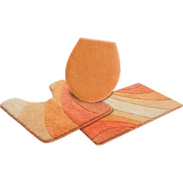 OTTO home Badematte Josie, Badvorleger, Badezimmer Teppich, Höhe 20 mm, rutschhemmend beschichtet, schnell trocknend, strapazierfähig, fußbodenheizungsgeeignet,