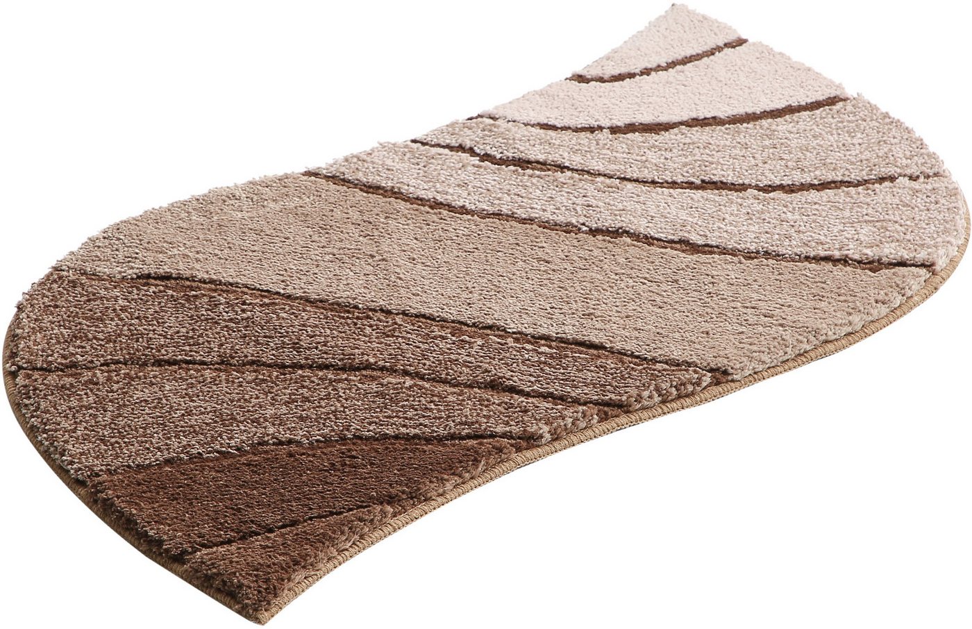 OTTO home Badematte Josie, Badvorleger, Badezimmer Teppich, Höhe 20 mm, rutschhemmend beschichtet, schnell trocknend, strapazierfähig, fußbodenheizungsgeeignet, – Bild 2 von 5