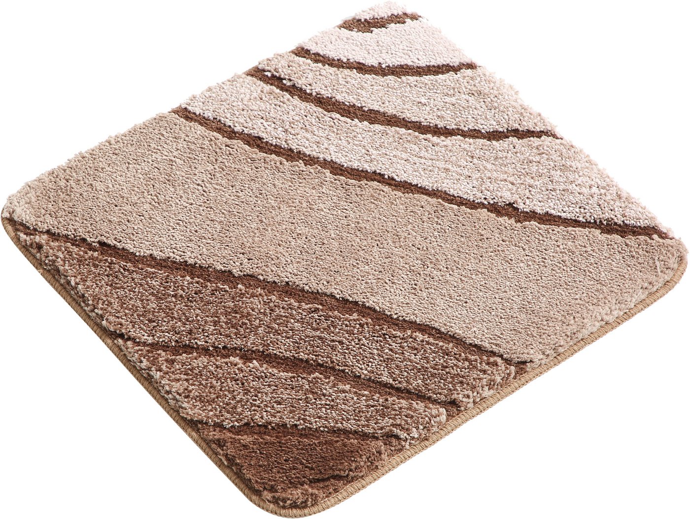 OTTO home Badematte Josie, Badvorleger, Badezimmer Teppich, Höhe 20 mm, rutschhemmend beschichtet, schnell trocknend, strapazierfähig, fußbodenheizungsgeeignet, – Bild 2 von 5