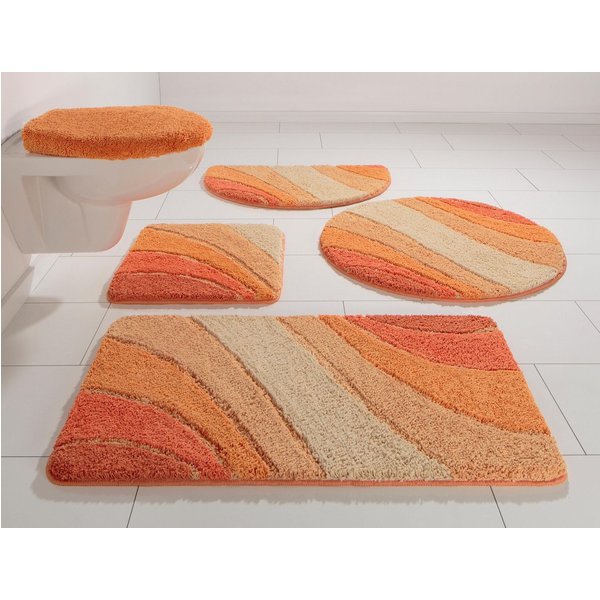 OTTO home Badematte Josie, Badvorleger, Badezimmer Teppich, Höhe 20 mm, rutschhemmend beschichtet, schnell trocknend, strapazierfähig, fußbodenheizungsgeeignet,