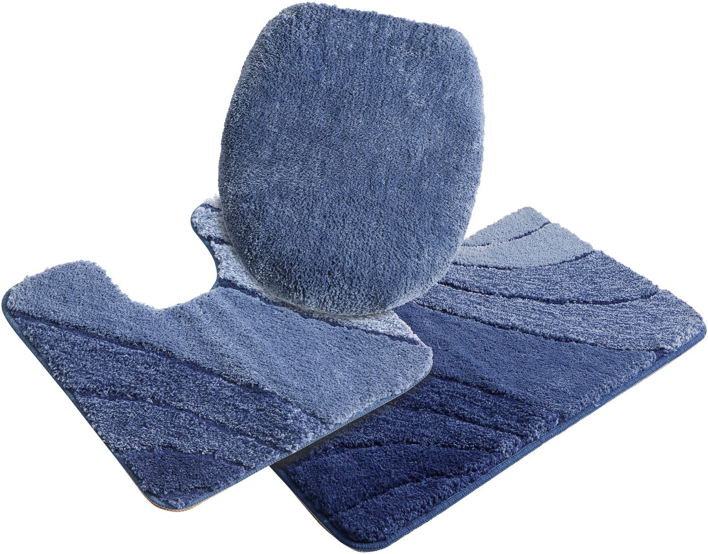 OTTO home Badematte Josie, Badvorleger, Badezimmer Teppich, Höhe 20 mm, rutschhemmend beschichtet, schnell trocknend, strapazierfähig, fußbodenheizungsgeeignet, – Bild 2 von 5