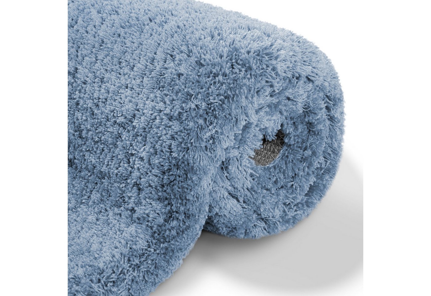 OTTO home Badematte Kaarin, uni, viele Farben, Badvorleger, Badezimmer Teppich, Höhe 30 mm, rutschhemmend beschichtet, fußbodenheizungsgeeignet, Polyester, rech – Bild 5 von 5