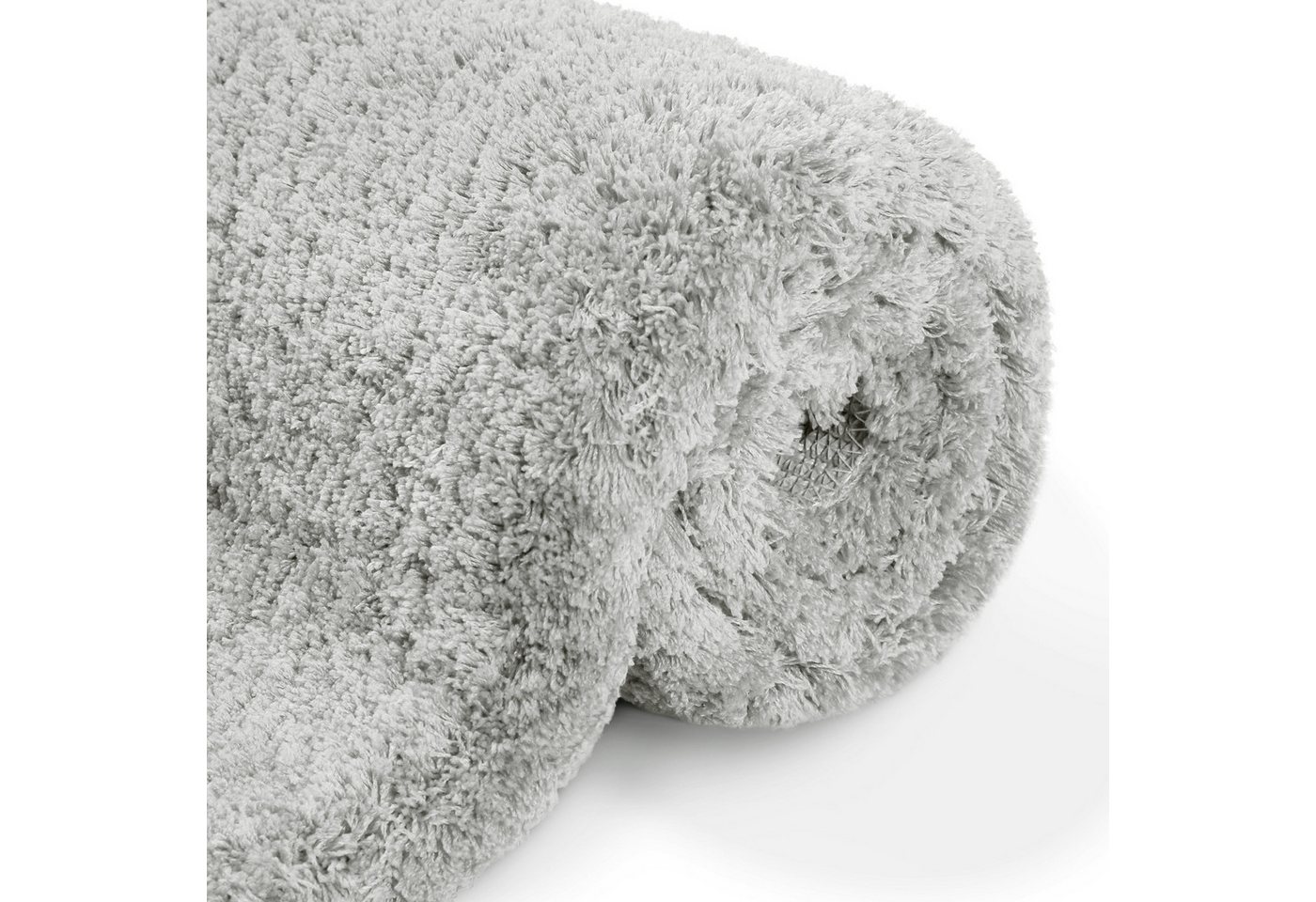 OTTO home Badematte Kaarin, uni, viele Farben, Badvorleger, Badezimmer Teppich, Höhe 30 mm, rutschhemmend beschichtet, fußbodenheizungsgeeignet, Polyester, rech – Bild 5 von 5