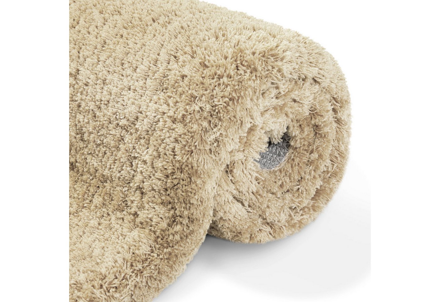 OTTO home Badematte Kaarin, uni, viele Farben, Badvorleger, Badezimmer Teppich, Höhe 30 mm, rutschhemmend beschichtet, fußbodenheizungsgeeignet, Polyester, rech – Bild 5 von 5