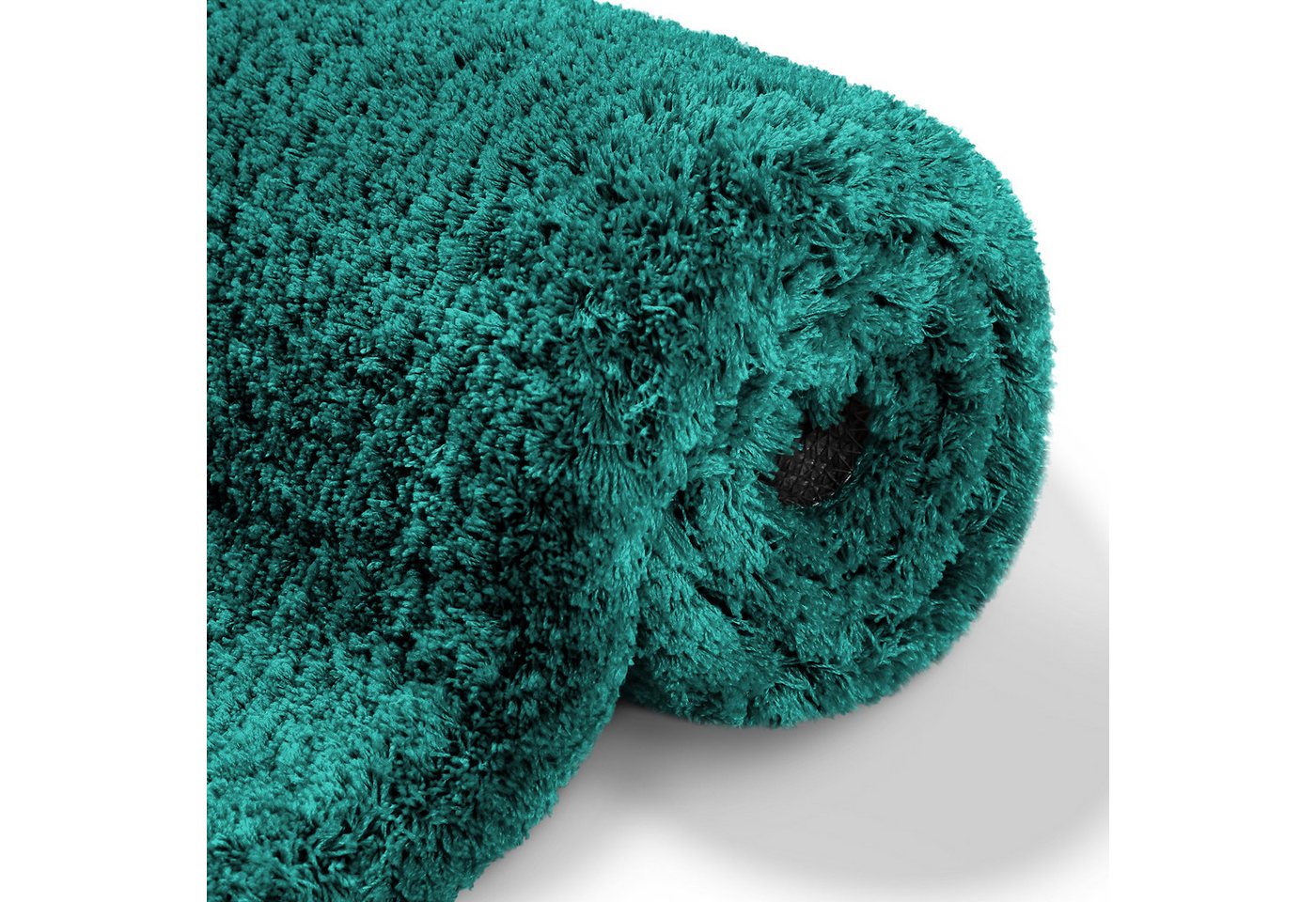 OTTO home Badematte Kaarin, uni, viele Farben, Badvorleger, Badezimmer Teppich, Höhe 30 mm, rutschhemmend beschichtet, fußbodenheizungsgeeignet, Polyester, rech – Bild 5 von 5