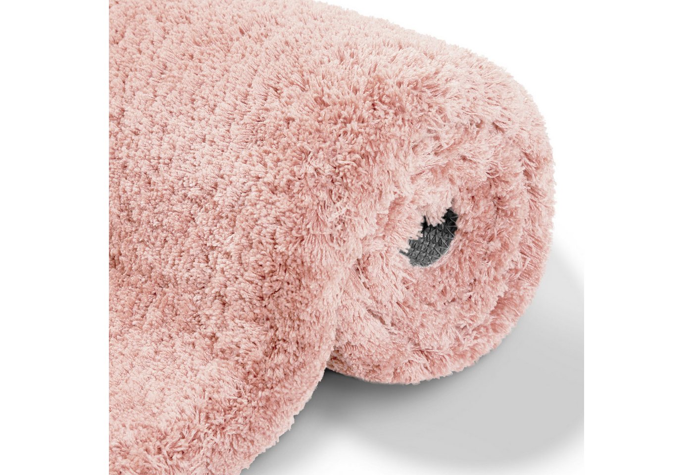 OTTO home Badematte Kaarin, uni, viele Farben, Badvorleger, Badezimmer Teppich, Höhe 30 mm, rutschhemmend beschichtet, fußbodenheizungsgeeignet, Polyester, rech – Bild 5 von 5