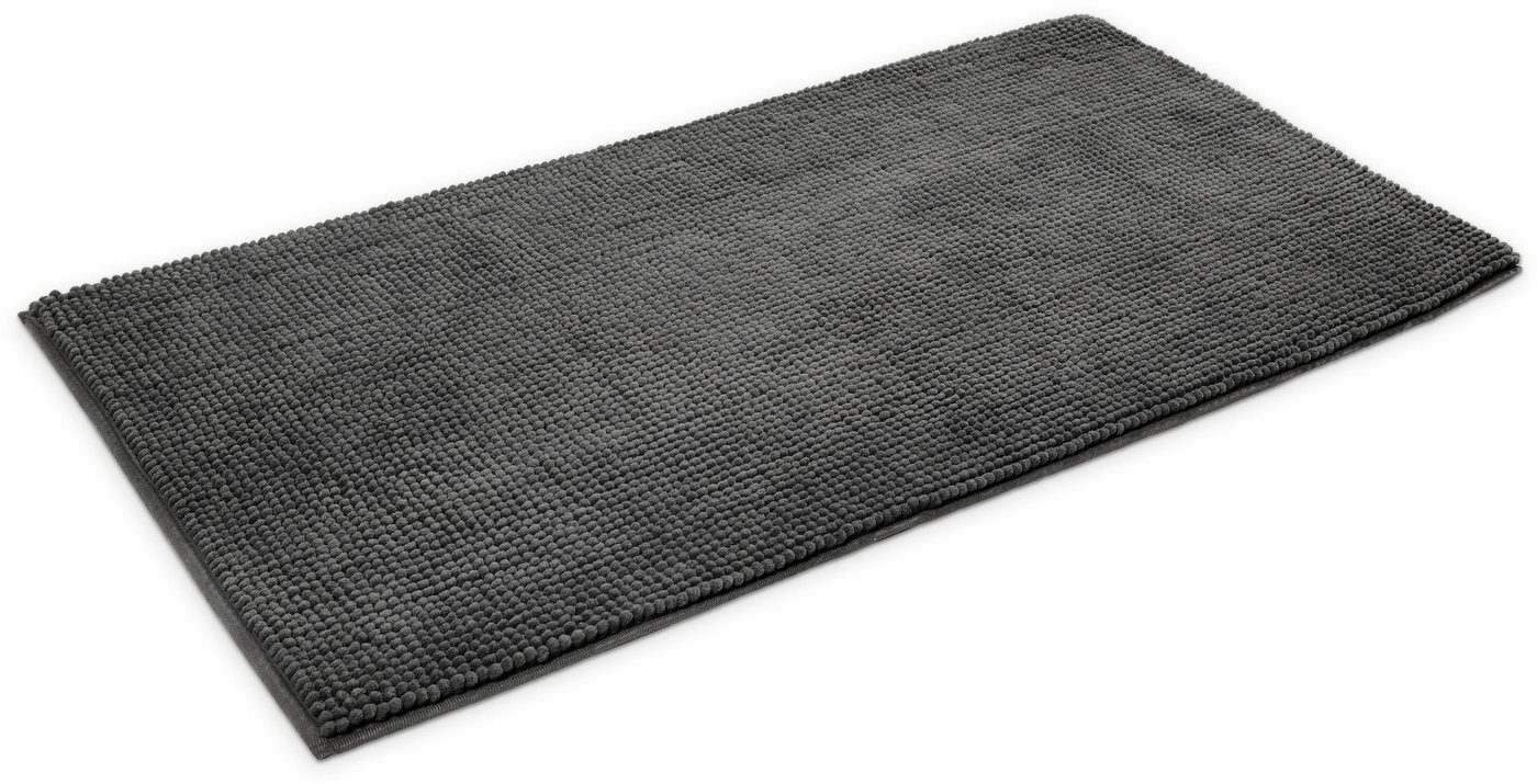 OTTO home Badematte Kaelan, weicher Chenille, Höhe 14 mm, rutschhemmend beschichtet, fußbodenheizungsgeeignet, Polyester, rechteckig, Badvorleger, Badteppich we – Bild 5 von 5