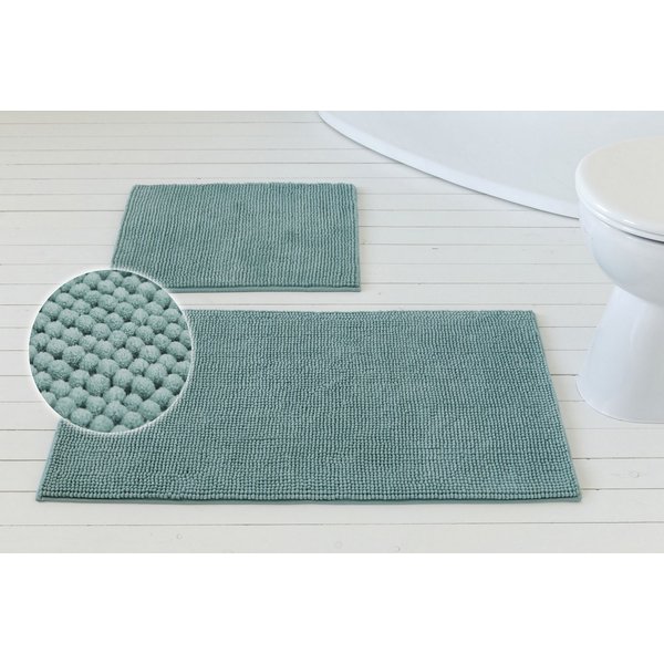 OTTO home Badematte Kaelan, weicher Chenille, Höhe 14 mm, rutschhemmend beschichtet, fußbodenheizungsgeeignet, Polyester, rechteckig, Badvorleger, Badteppich we