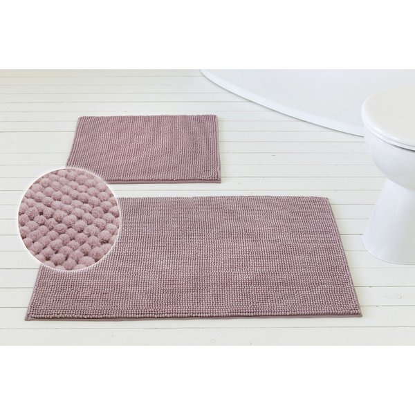 OTTO home Badematte Kaelan, weicher Chenille, Höhe 14 mm, rutschhemmend beschichtet, fußbodenheizungsgeeignet, Polyester, rechteckig, Badvorleger, Badteppich we