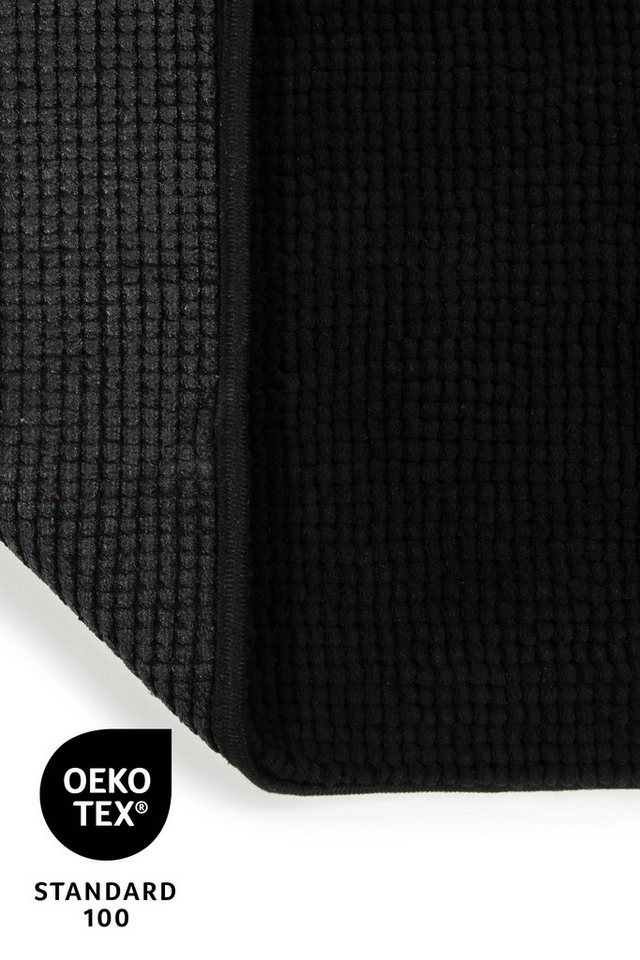 OTTO home Badematte Kaelan, weicher Chenille, Höhe 14 mm, rutschhemmend beschichtet, fußbodenheizungsgeeignet, Polyester, rechteckig, Badvorleger, Badteppich we – Bild 4 von 5