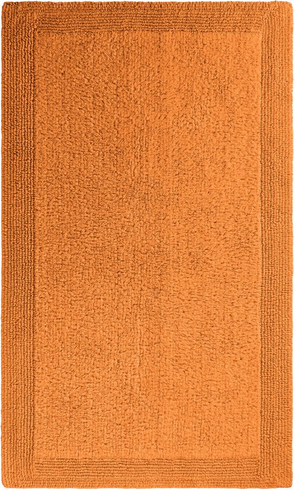 OTTO home Badematte Kapra, Badvorleger, Badezimmer Teppich, Höhe 14 mm, beidseitig nutzbar, strapazierfähig, fußbodenheizungsgeeignet, Baumwolle, rechteckig, mi – Bild 2 von 5