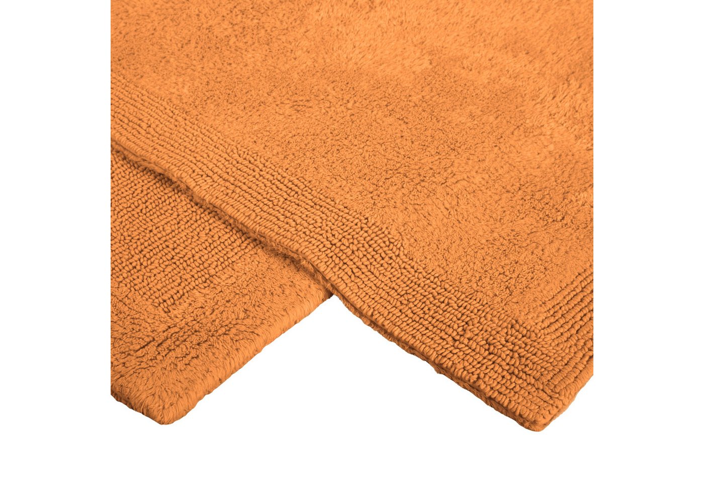 OTTO home Badematte Kapra, Badvorleger, Badezimmer Teppich, Höhe 14 mm, beidseitig nutzbar, strapazierfähig, fußbodenheizungsgeeignet, Baumwolle, rechteckig, mi – Bild 4 von 5