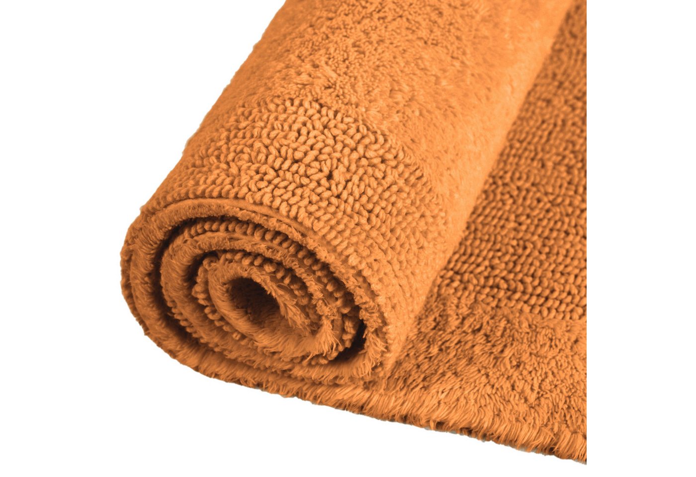 OTTO home Badematte Kapra, Badvorleger, Badezimmer Teppich, Höhe 14 mm, beidseitig nutzbar, strapazierfähig, fußbodenheizungsgeeignet, Baumwolle, rechteckig, mi – Bild 5 von 5