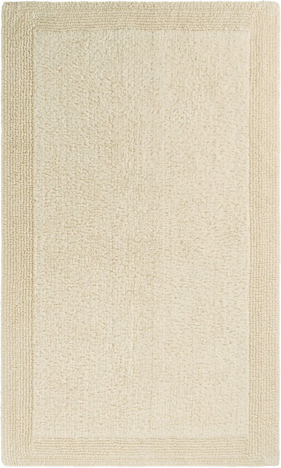 OTTO home Badematte Kapra, Badvorleger, Badezimmer Teppich, Höhe 14 mm, beidseitig nutzbar, strapazierfähig, fußbodenheizungsgeeignet, Baumwolle, rechteckig, mi – Bild 2 von 5