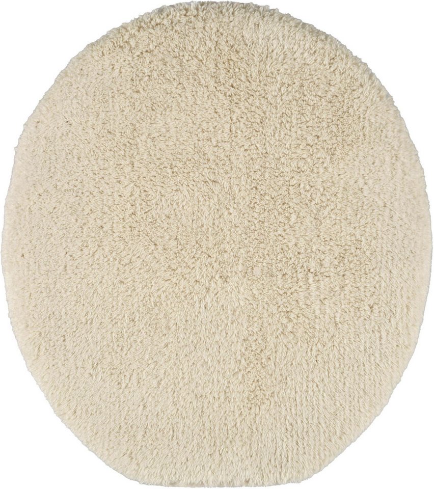 OTTO home Badematte Kapra, Badvorleger, Badezimmer Teppich, Höhe 14 mm, beidseitig nutzbar, strapazierfähig, fußbodenheizungsgeeignet, Baumwolle, 2-tlg. Hänge-W – Bild 4 von 5