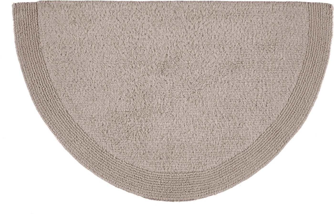OTTO home Badematte Kapra, Badvorleger, Badezimmer Teppich, Höhe 14 mm, beidseitig nutzbar, strapazierfähig, fußbodenheizungsgeeignet, Baumwolle, halbrund, mit  – Bild 2 von 5